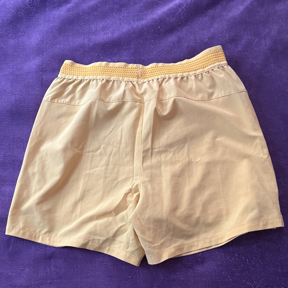 Fabletics Women's Athletic Shorts in Yellow